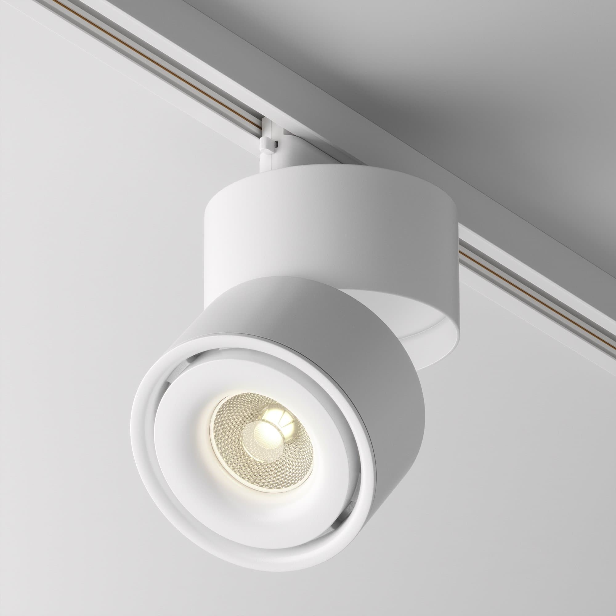 Maytoni Трековый светильник Белый Yin TR084-1-15W3K-D-W
