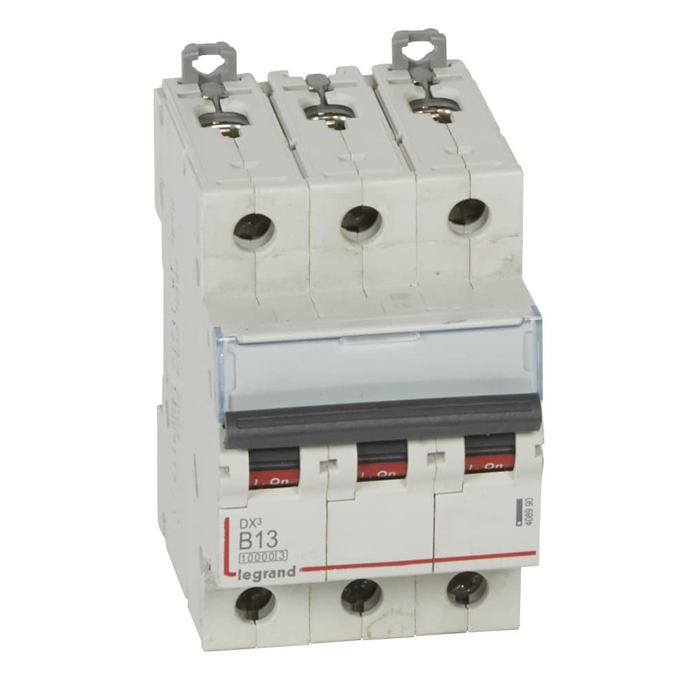 Legrand DX3 Автоматический выключатель 3P 13A (B) 10kA/16kA 408990 — миниатюра 1