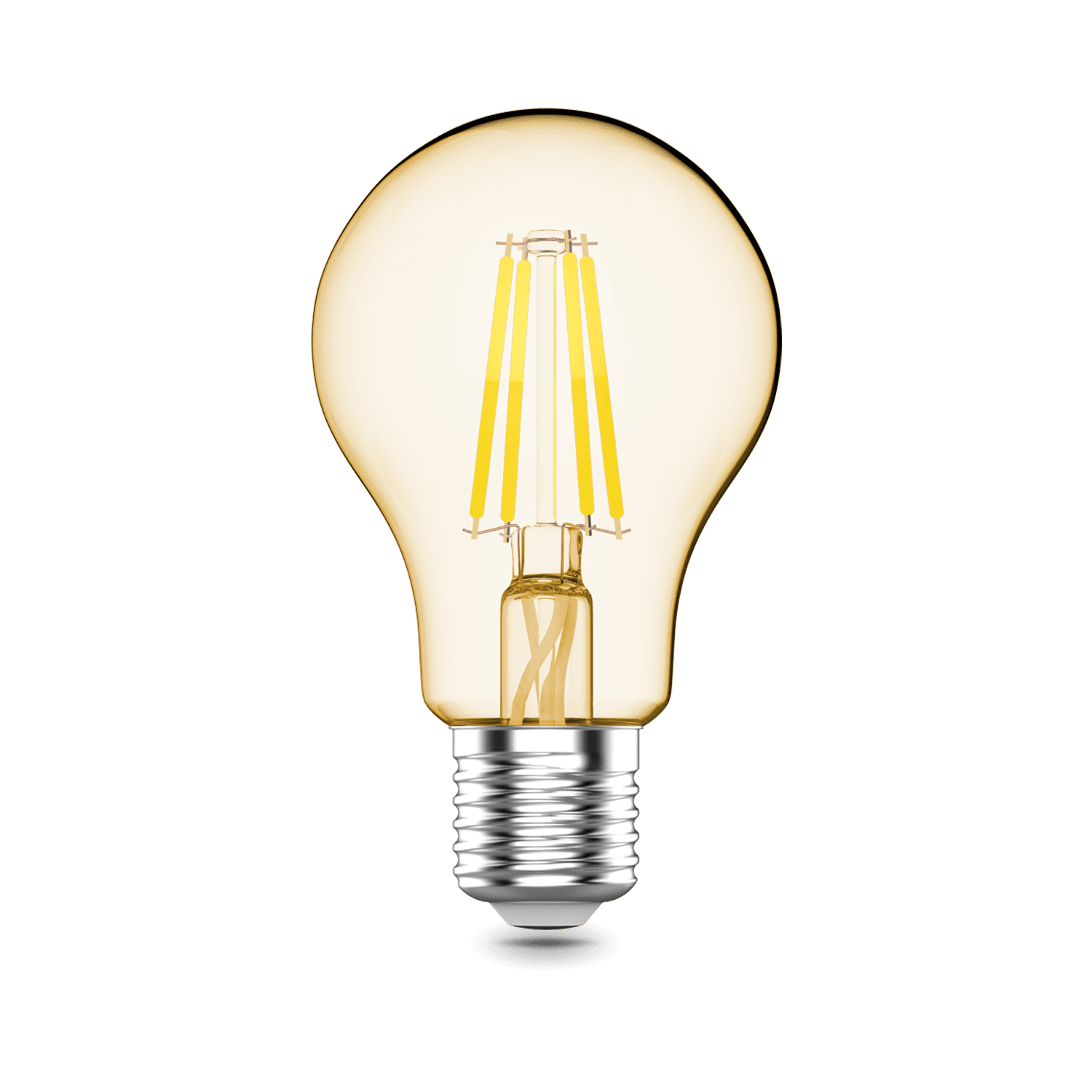 Gauss Лампа Basic Filament А60 4,5W 300lm 2200К Е27 golden LED 1/10/40 1021245 — миниатюра 6