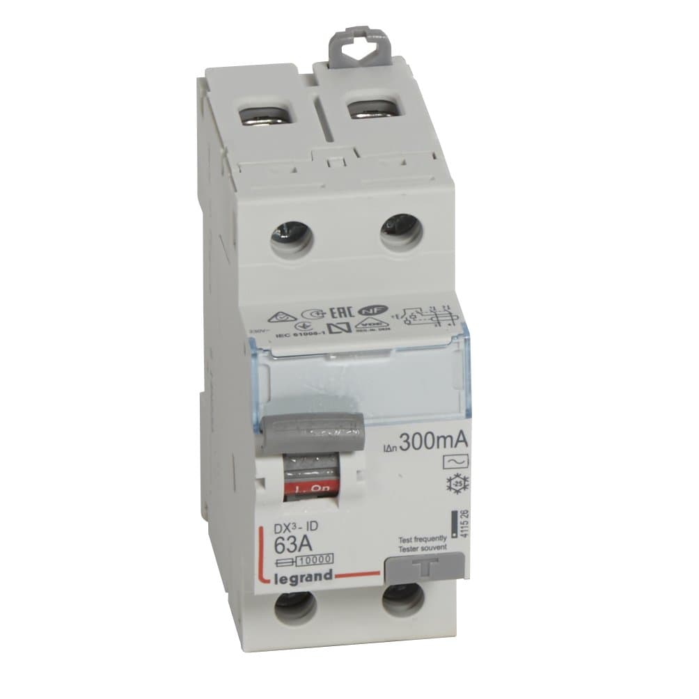 Legrand DX3 УЗО 2P 63А 300мА-AC 411526