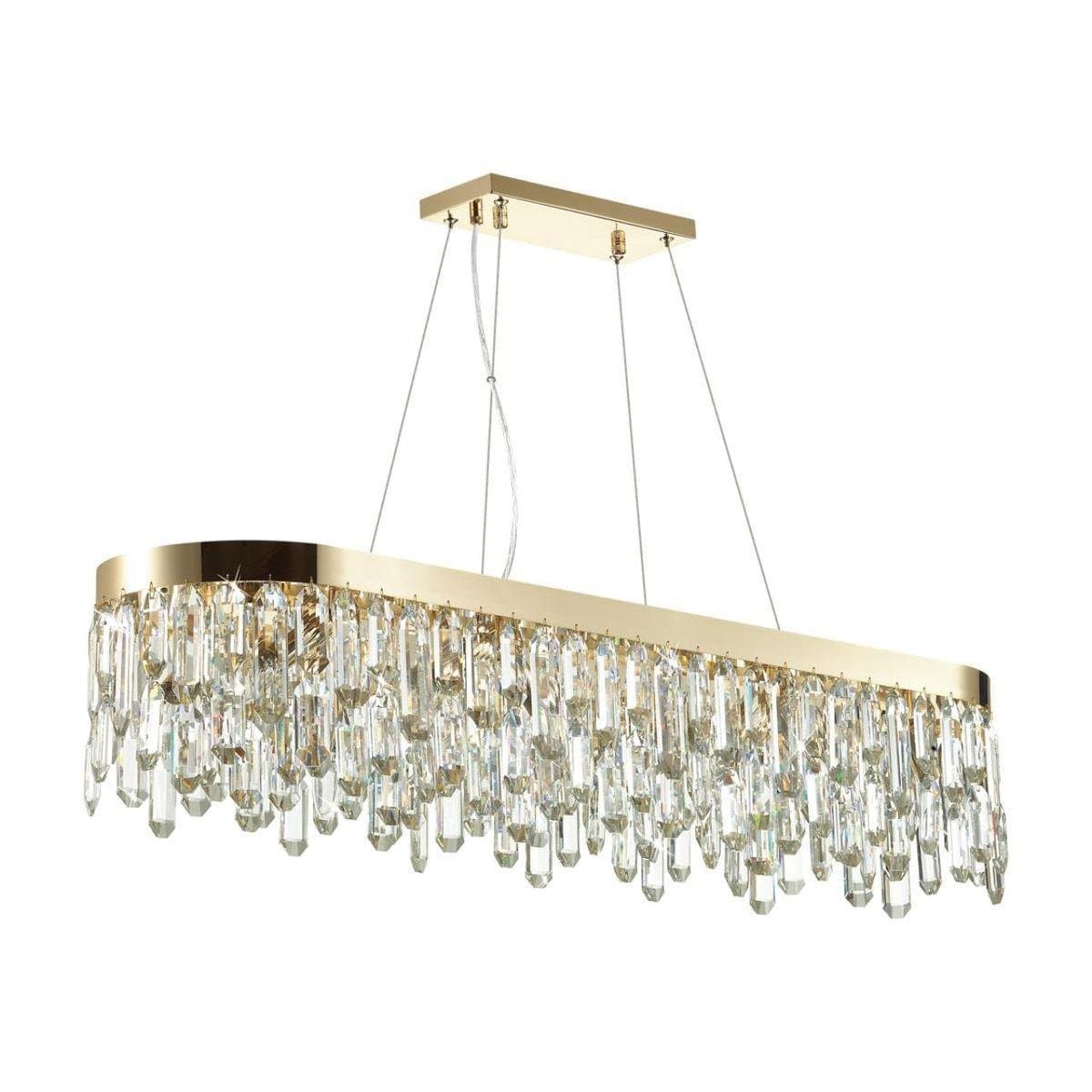 Odeon Light 4986/12 HALL ODL22 385 золотой/хрусталь Люстра E14 12*40W DAKISA