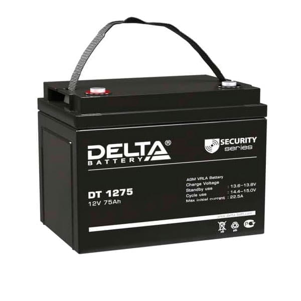 Delta Аккумуляторная батарея DT 1275 12В/75Ач