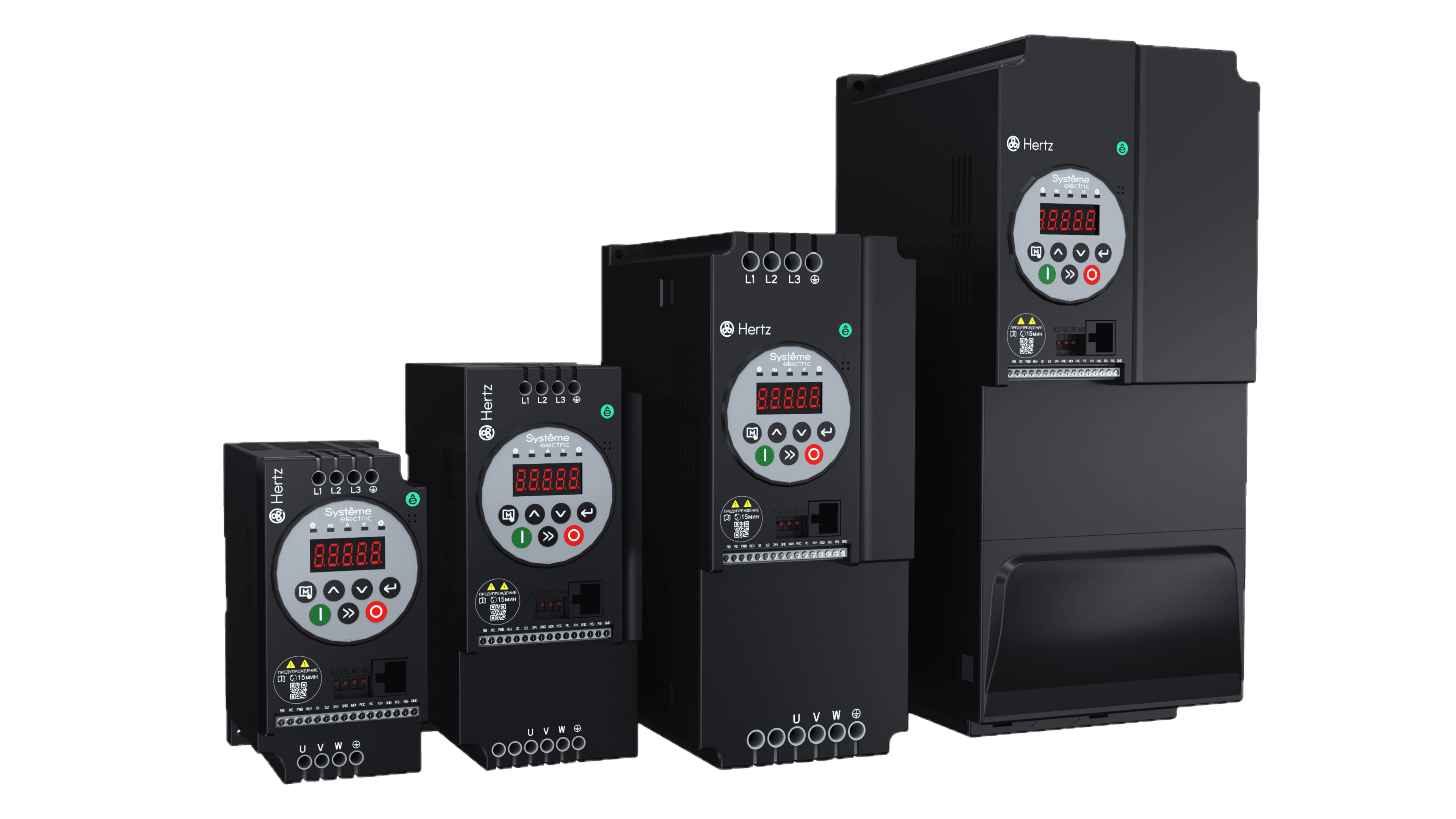 Systeme Electric Преобразователь частоты STV050 11 кВт 380В ЭМС С3 + LED панель оператора + SVPM — миниатюра 2