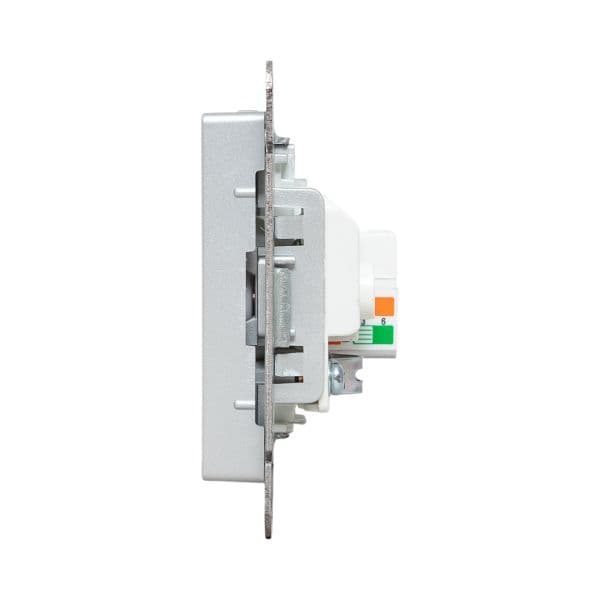 EKF Механизм розетки TV+RJ45 (cat5), алюминий Эпика — миниатюра 8