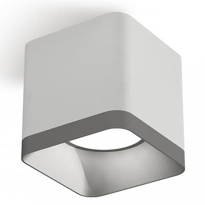 Ambrella Комплект накладного светильника XS7805003 SWH/SSL белый песок/серебро песок MR16 GU5.3 (C7805, N7703)
