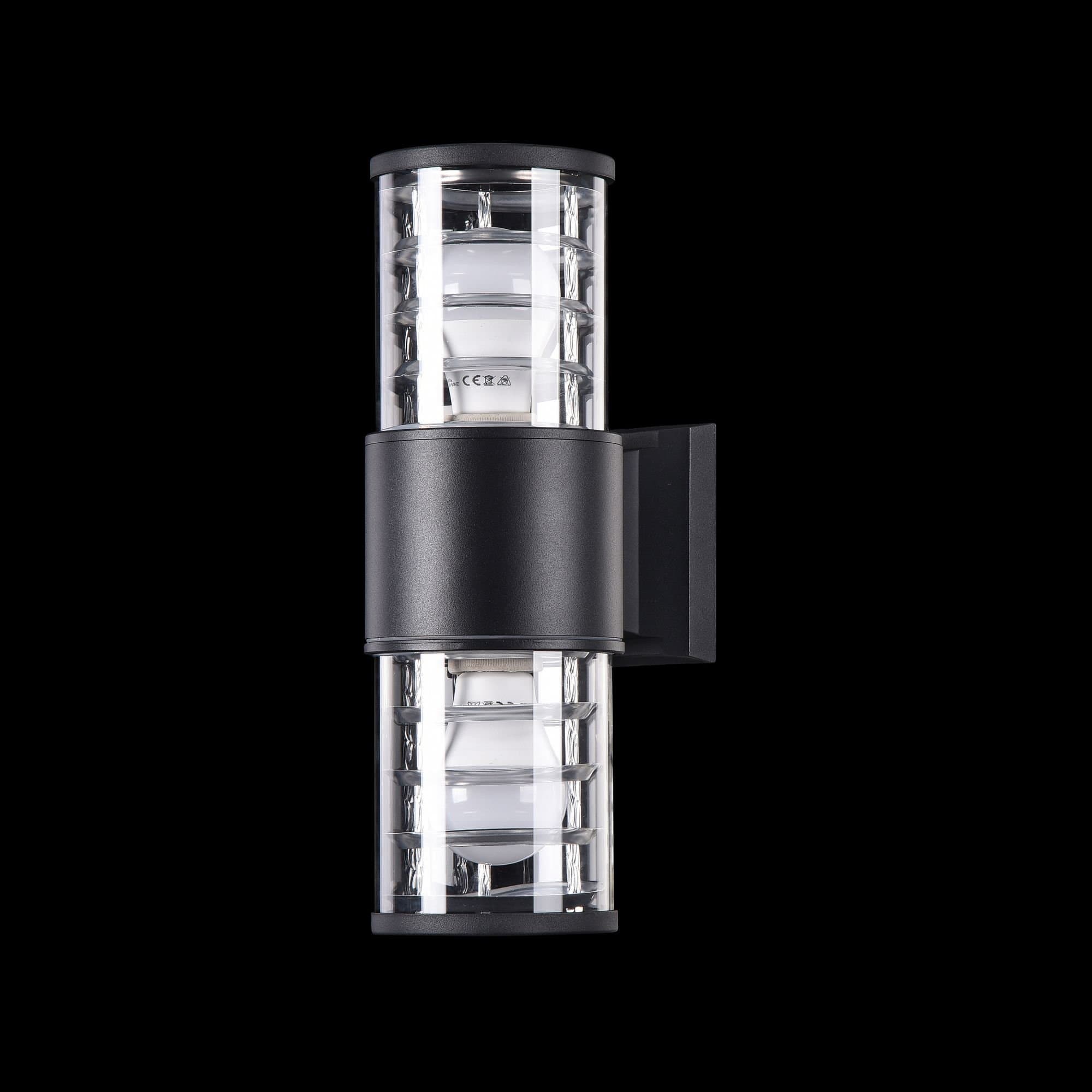 Maytoni Outdoor Bronx Черный Бра 2xE27 60W O576WL-02B — миниатюра 8