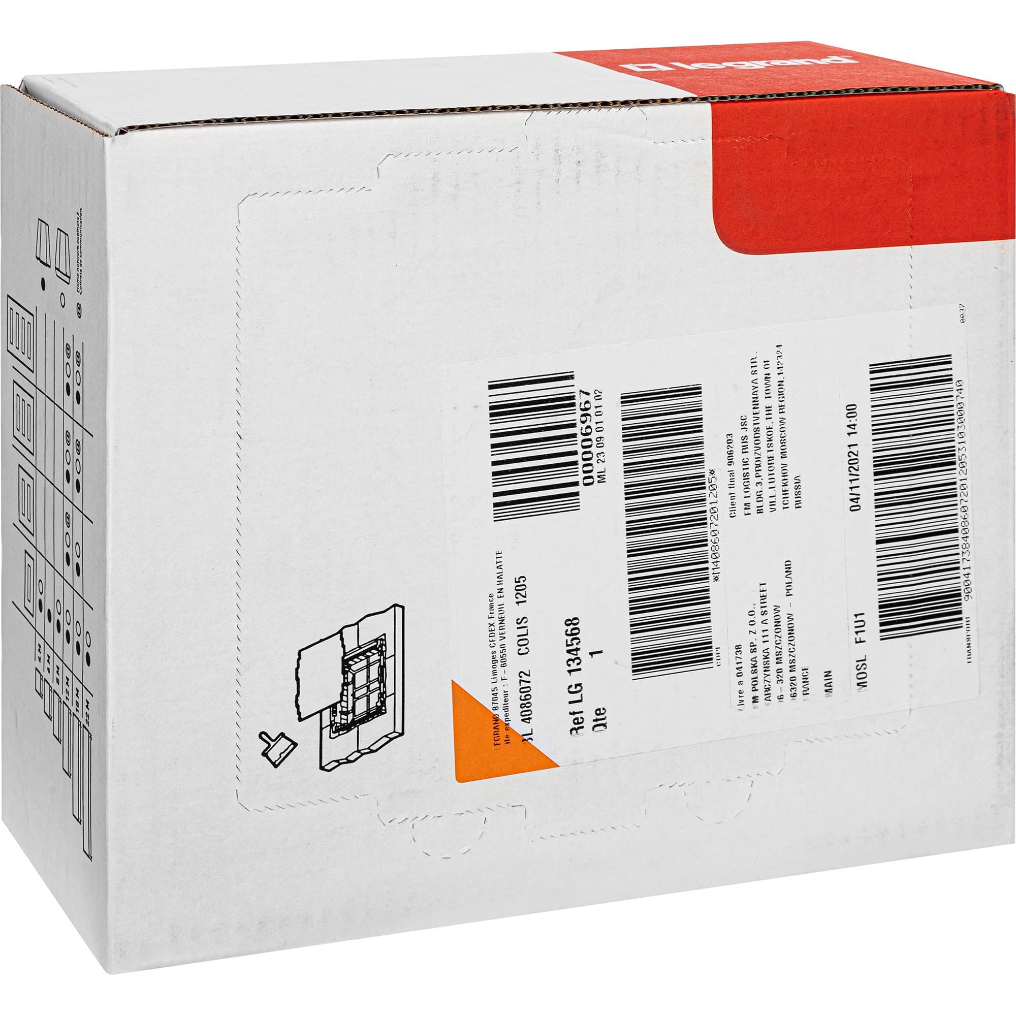 Legrand Practibox S Пластиковый щиток Встраиваемый (в полые стены) 1X8 Белая дверь 134568 — миниатюра 4