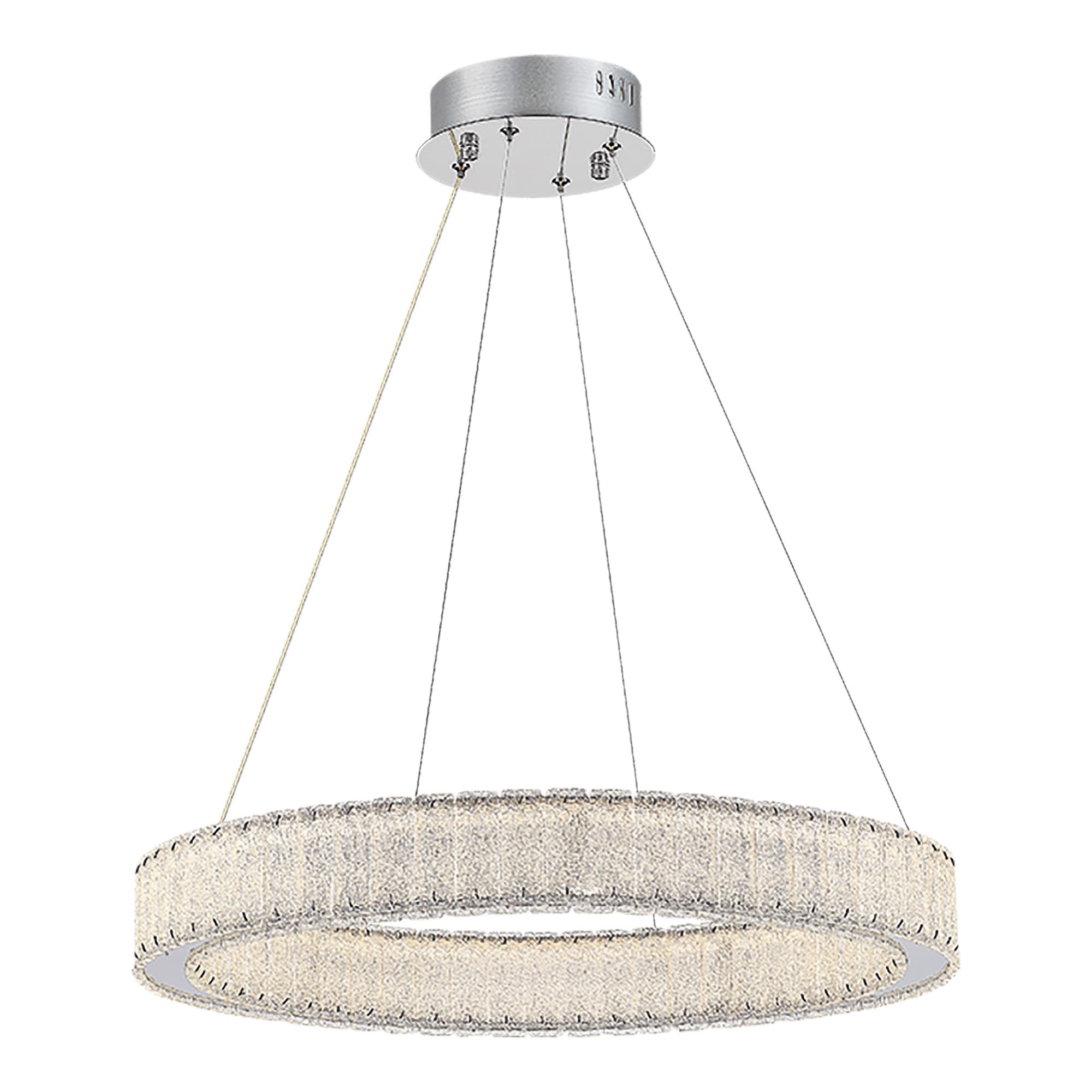 ST Luce SL6008.113.01 Люстра подвесная Хром/Хром LED 1*30W 3000K