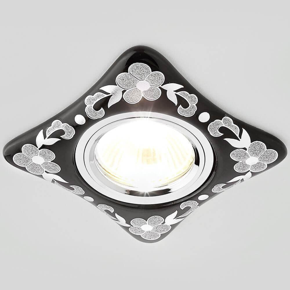 Ambrella Встраиваемый потолочный точечный светильник D2065 BK/CH черный хром — миниатюра 2