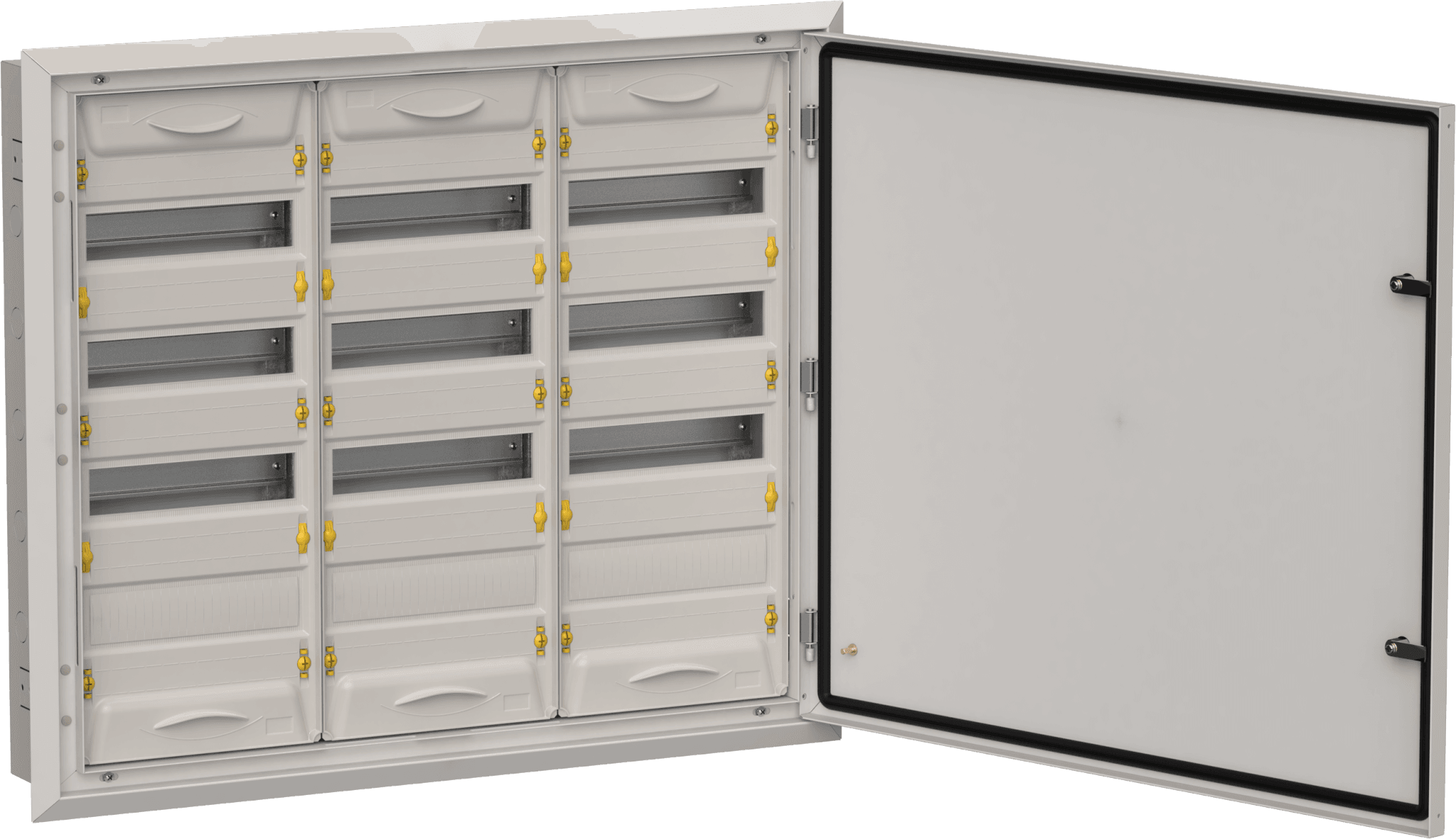 TITAN 5 Корпус мет. ЩРв-144 (3х48) 755х885х130 IP31 сер IEK