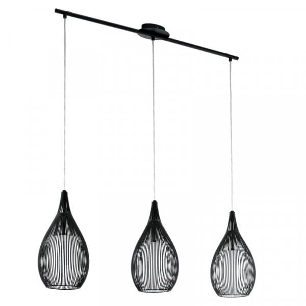 Eglo Подвес RAZONI, 3X60W (E27), L990, черный 94389 — миниатюра 1
