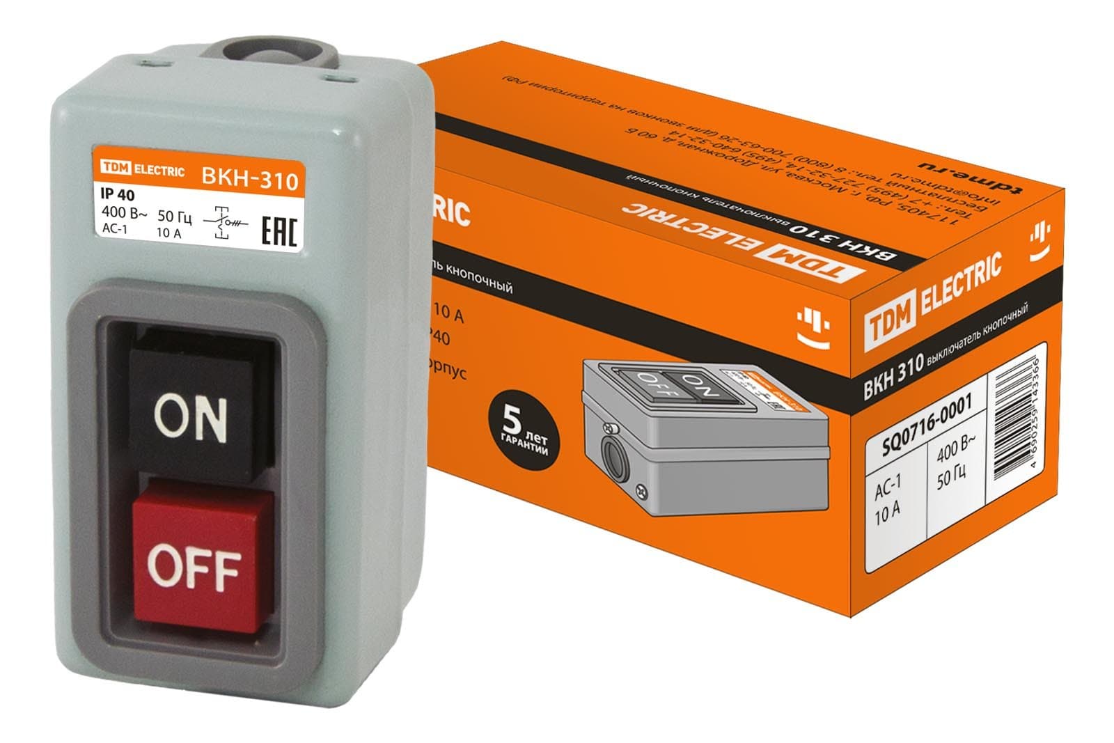 TDM ВКН-310 3Р 10А 230/400В IP40 SQ0716-0001