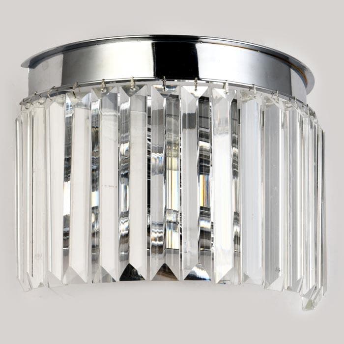 Ambrella Настенный светильник с хрусталем TR5105/2 CH/CL хром/прозрачный E14/2 max 40W 260*190*150 — миниатюра 2