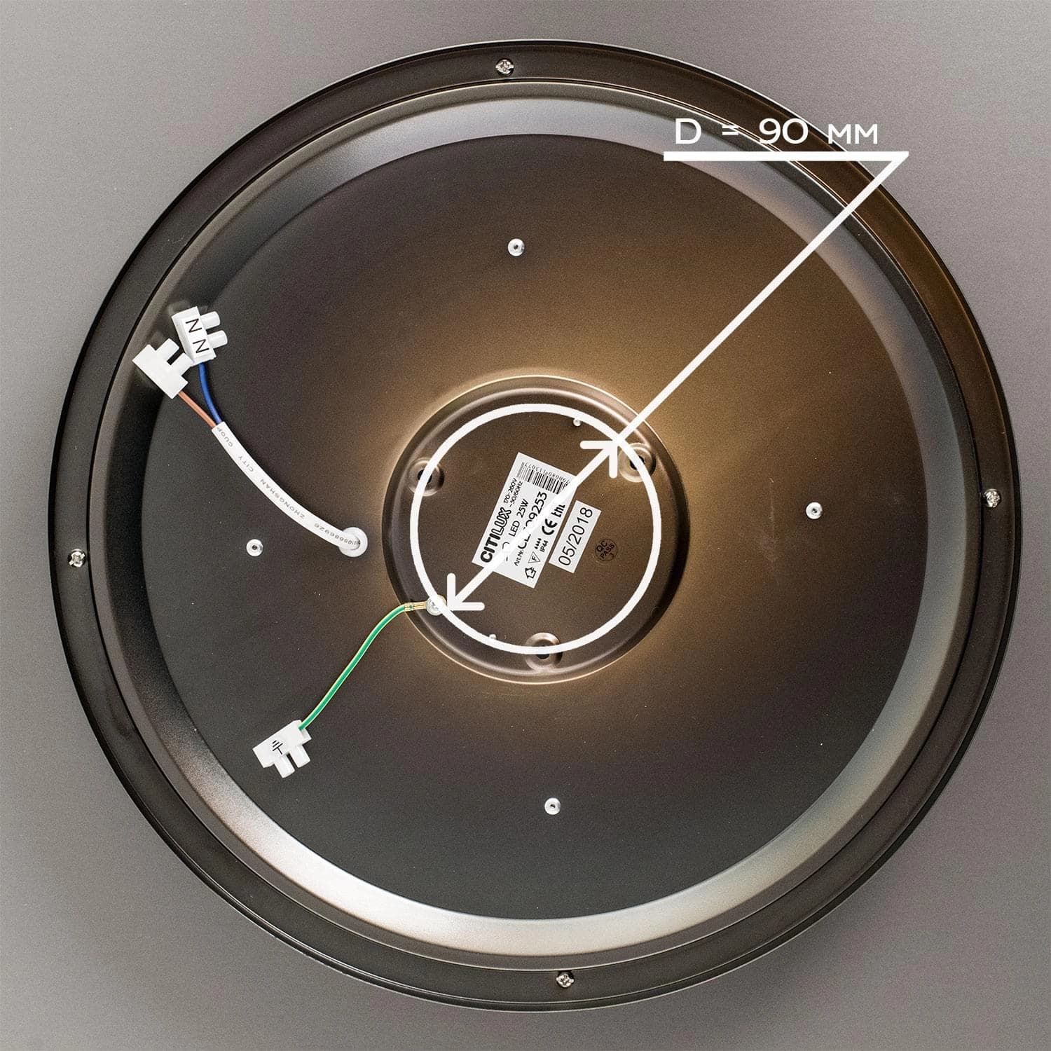 Citilux Светильник потолочный светодиодный Бостон CL709255 — миниатюра 4