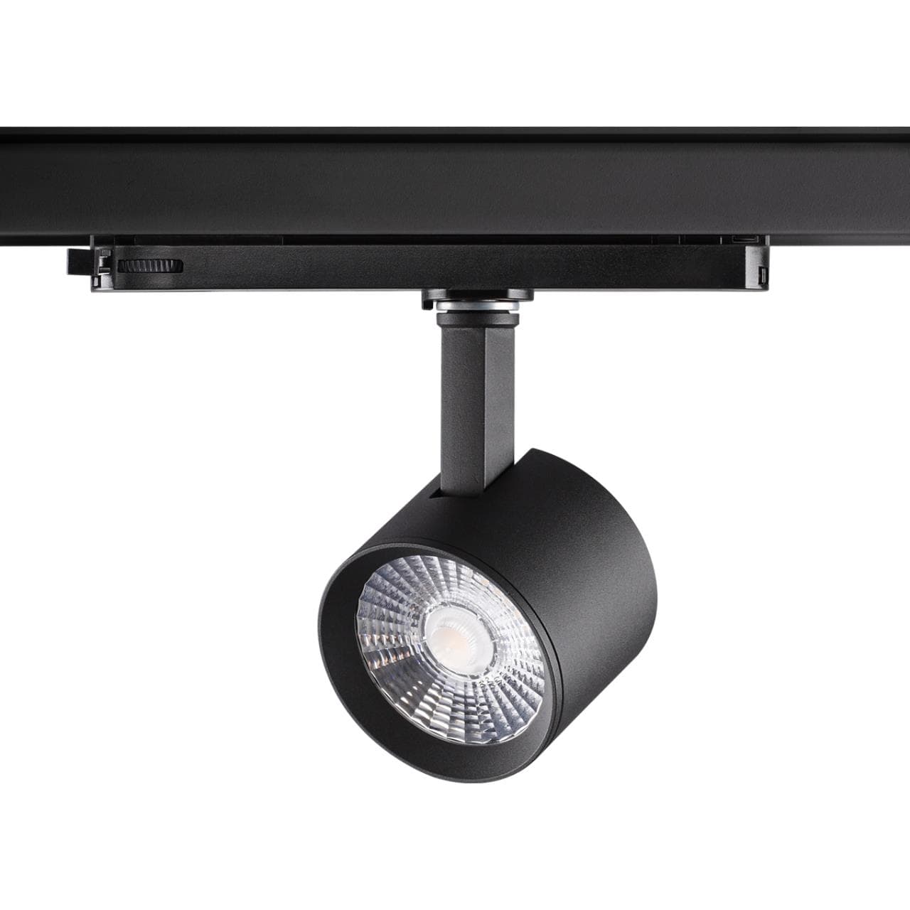 Novotech 358330 NT19 000 черный Трёхфазный трековый светодиодный cветильник IP20 LED 4000К 20W 220-240V CURL
