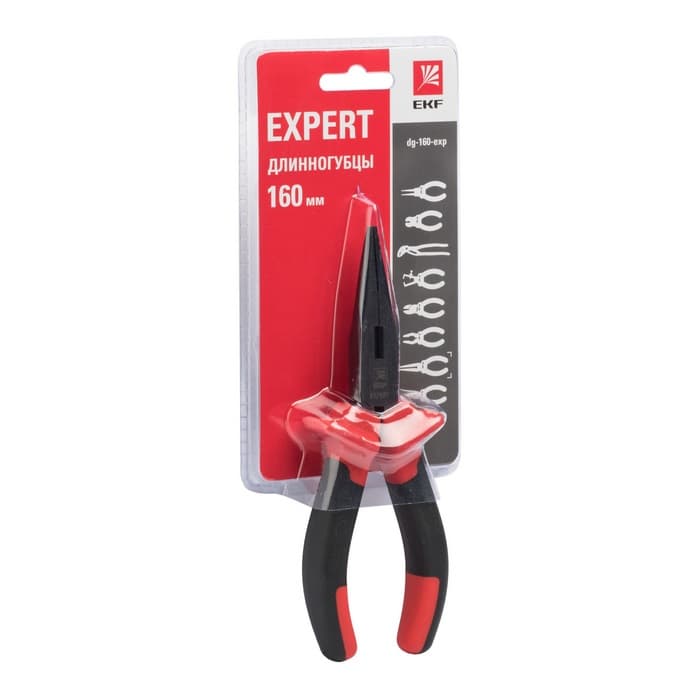 EKF PROxima Длинногубцы Expert 160 мм — миниатюра 2