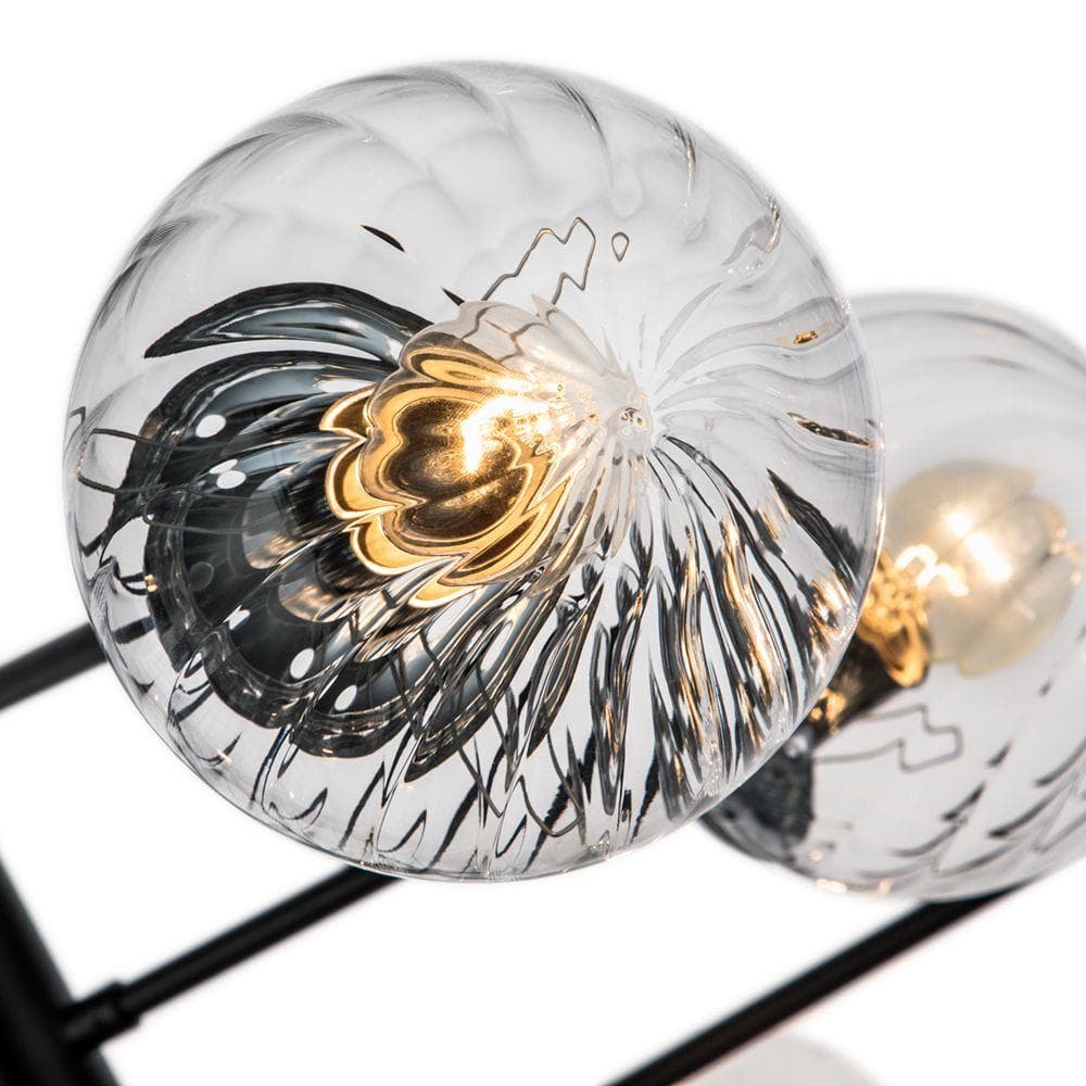 Arte Lamp SEGIN Светильник потолочный лампа накаливания A3566PL-8BK — миниатюра 2