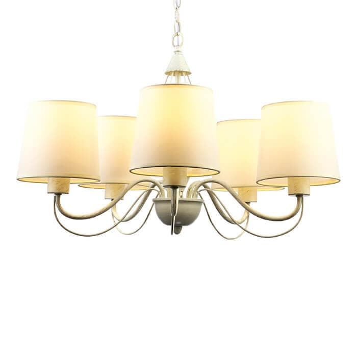 Arte Lamp Orlean Белая Люстра 40W E27 A9310LM-5WG — миниатюра 7