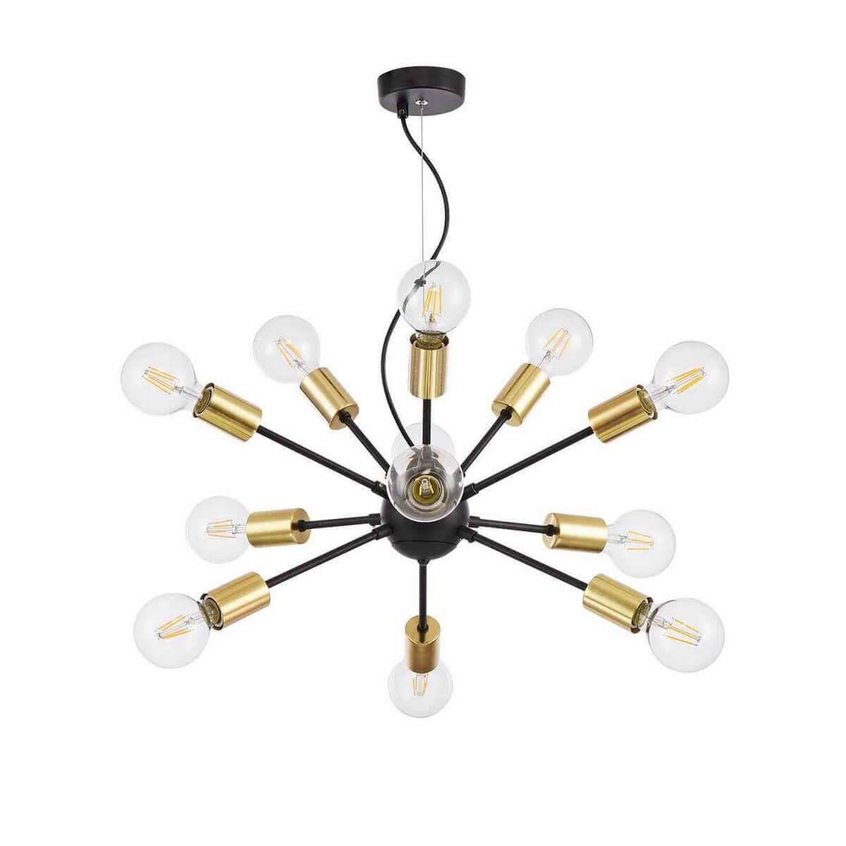 Maytoni Loft Jackson Черный Подвес 12xE27 7W T546PL-12B