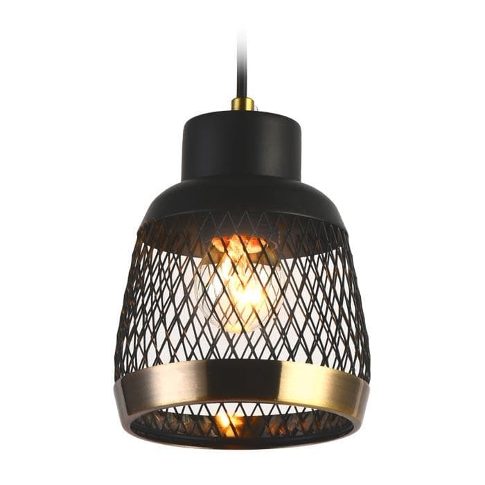 Ambrella Подвесной светильник TR8005 SB/BK бронза/черный E27 max 40W D125*915 — миниатюра 2