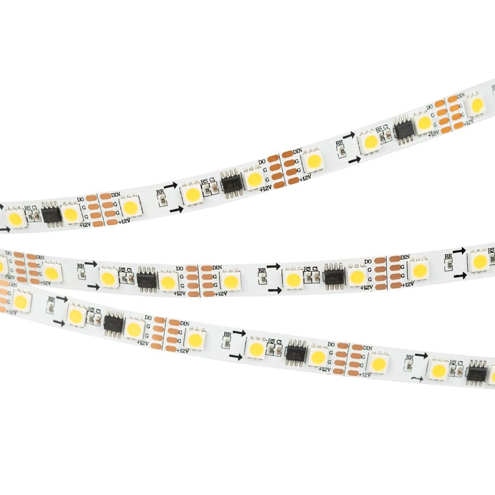 Arlight Светодиодная лента SPI-5000-5060-60 12V Cx3 White6000-Auto (10mm, 13.2W, IP20) (Открытый, IP20) 027163(1) — миниатюра 2