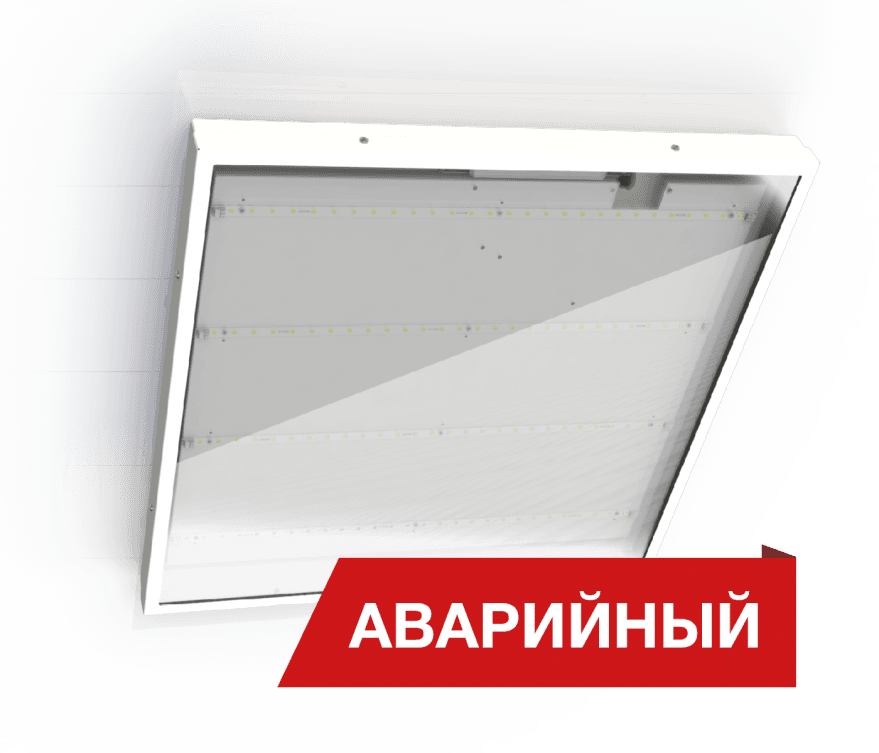 Diora Светодиодный светильник Office SE Glass 56/7200 opal 7200лм 56Вт 3000K IP65 0.95PF 80Ra Кп<1 Аварийный DOSEG56-O-3K-A