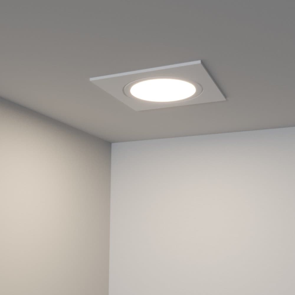 Arlight Светодиодный светильник LTM-S60x60WH-Frost 3W White 110deg (IP40 Металл, 3 года) 020763 — миниатюра 4