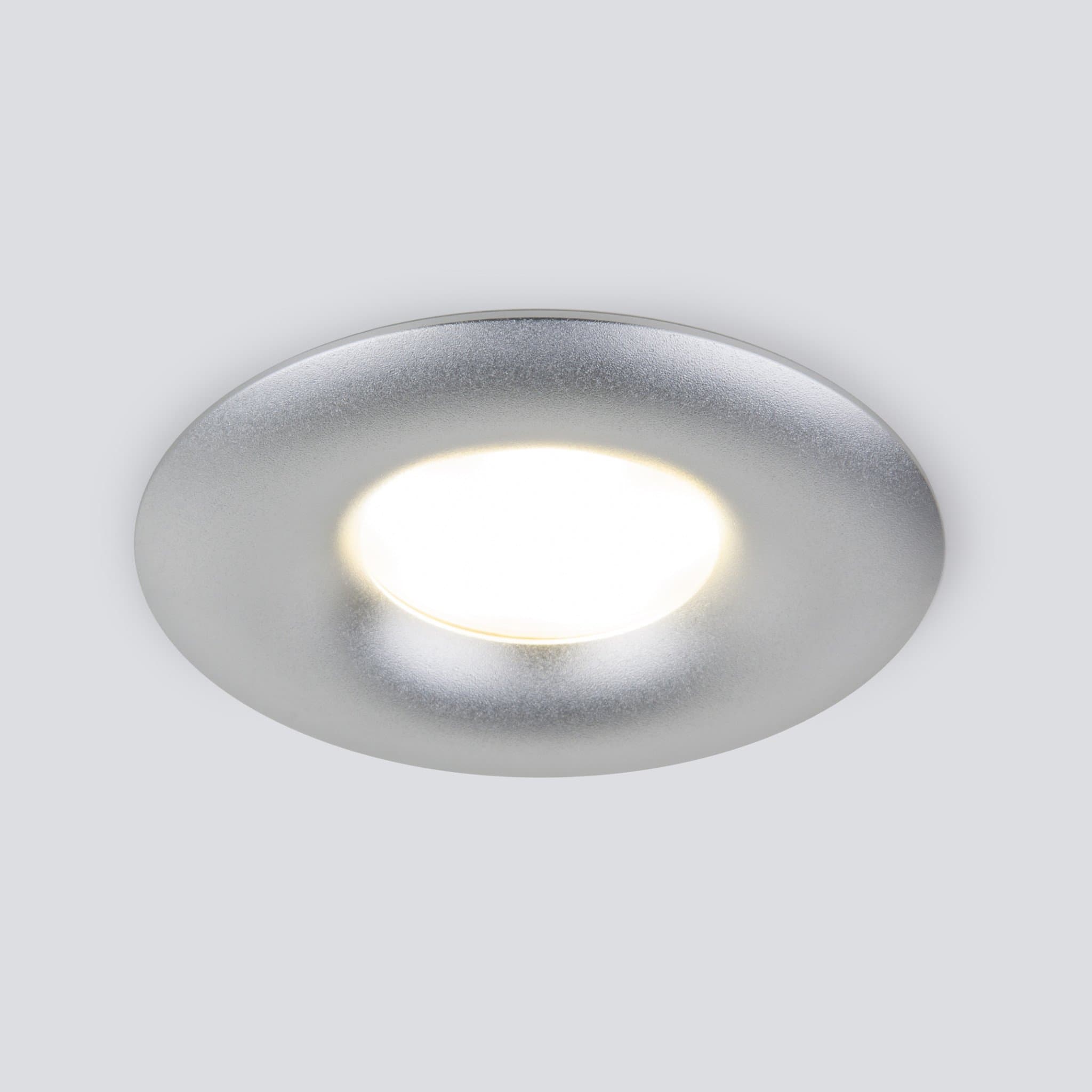 Elektrostandard 123 MR16/светильник встраиваемый/ серебро a053356