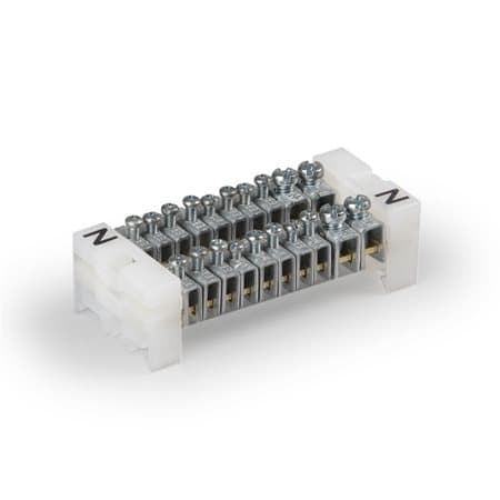 ENSTO Шина нулевая N, Cu 2 x (1 x 16 мм² + 3 x 6 мм²), 500 В KNA4.104
