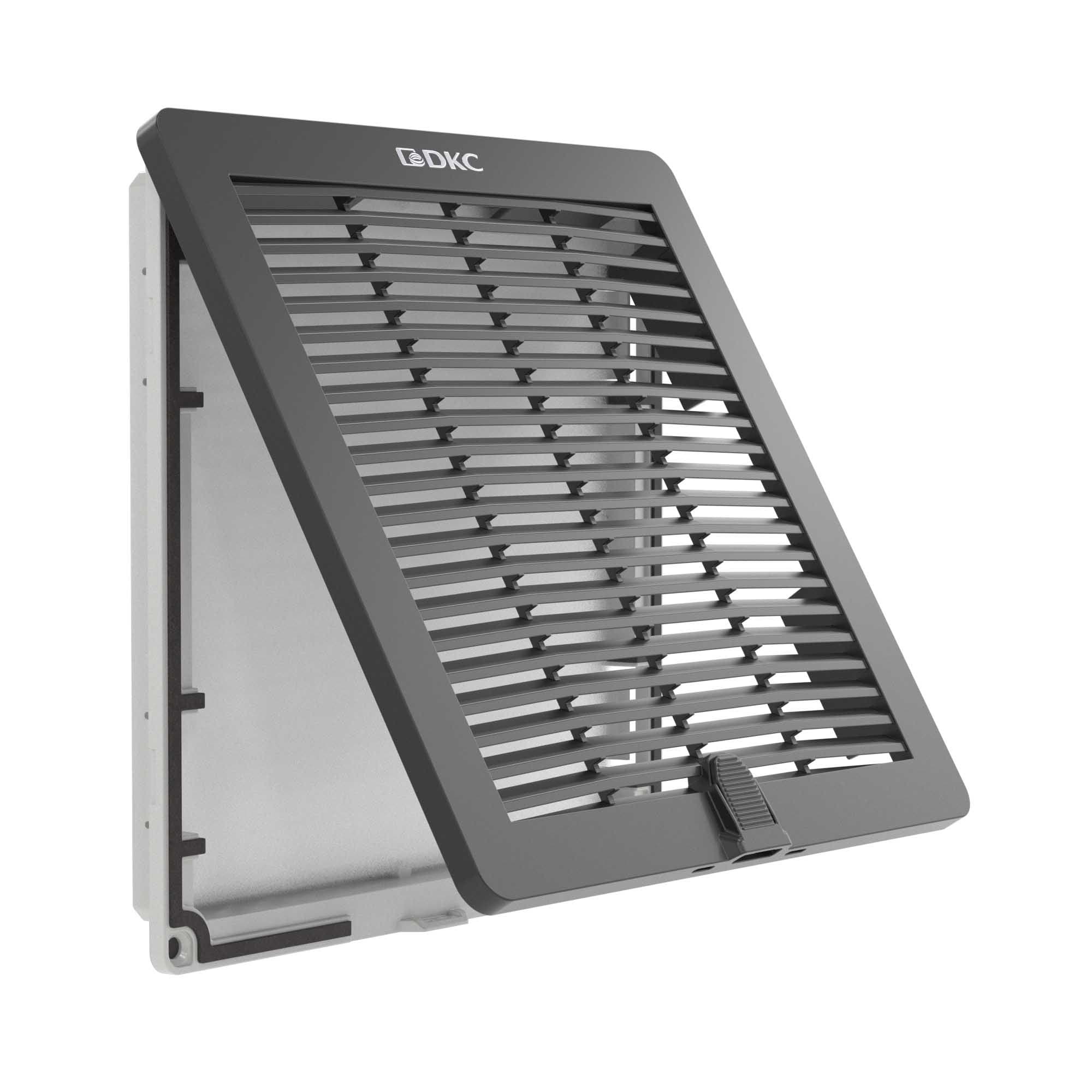 DKC Вентиляционная решетка с фильтром RF 325x325 мм, IP54, RAL9005 — миниатюра 3