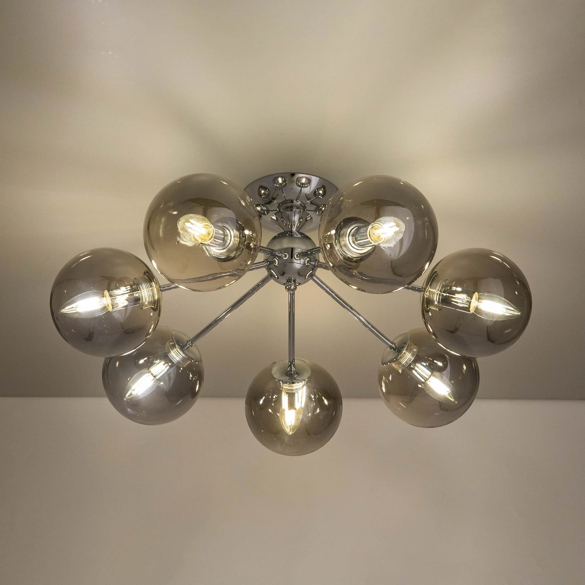 Citilux CL102170 Томми Хром+Дымч. Люстра — миниатюра 3