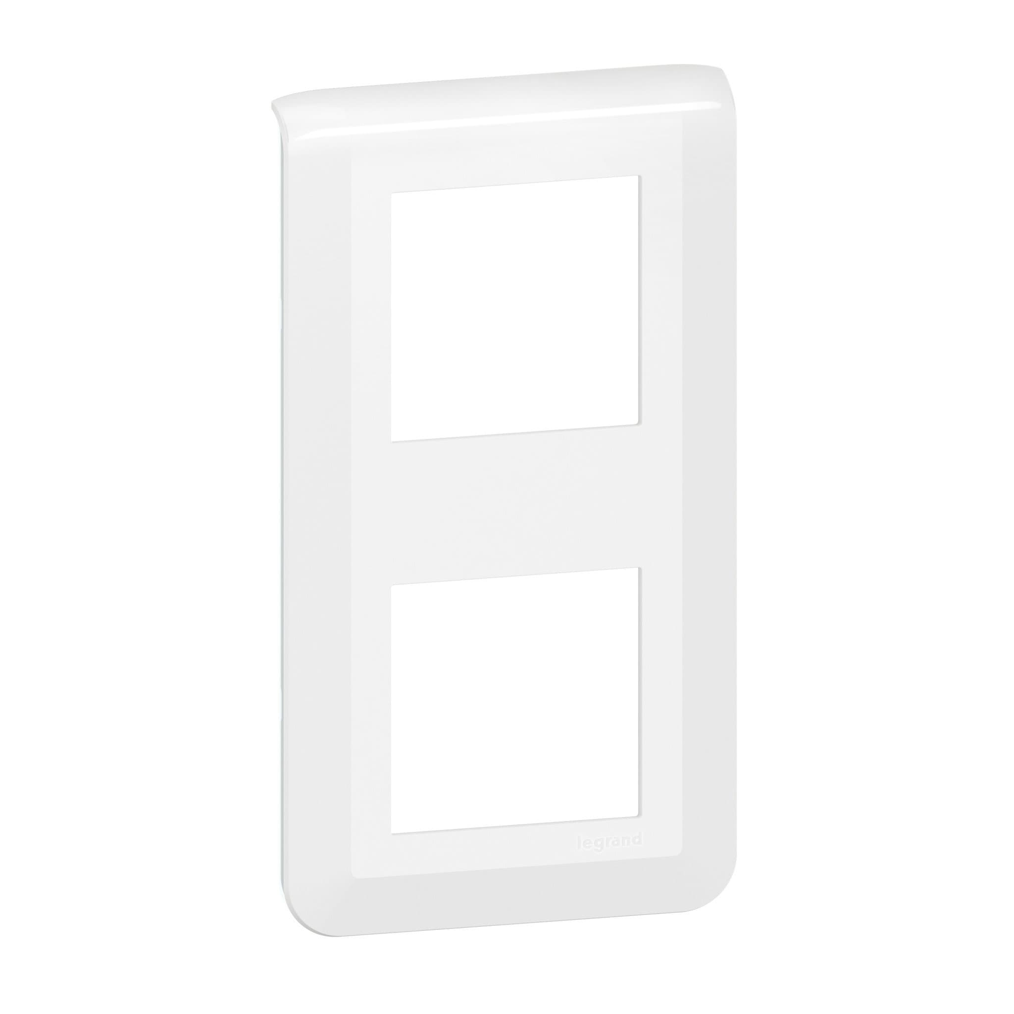Legrand Mosaiс Рамка - Программа Mosaic - 2x2 модуля - вертикальная - белая 277822L