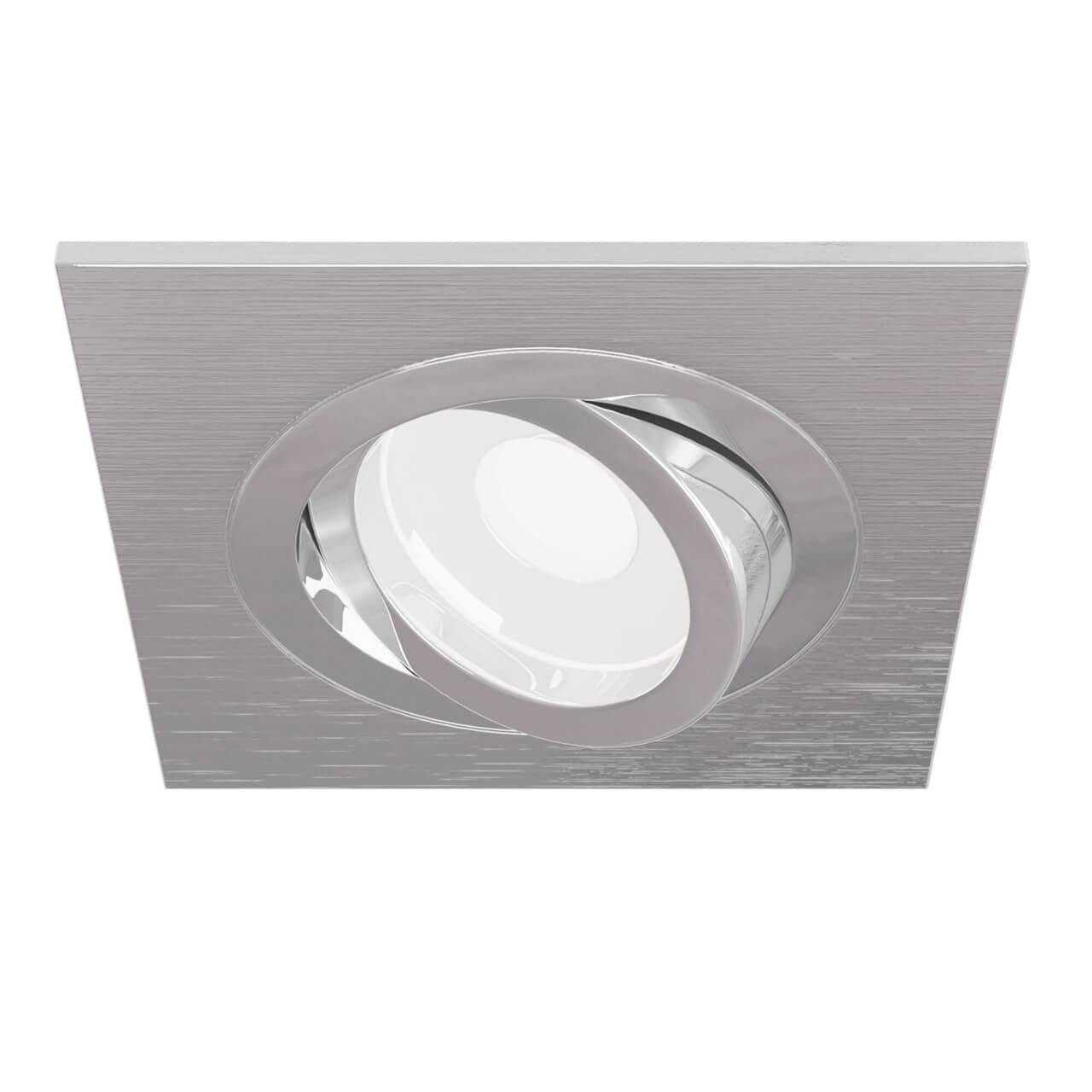 Maytoni Technical Atom Серебро Встраиваемый светильник GU10 50W DL024-2-01S