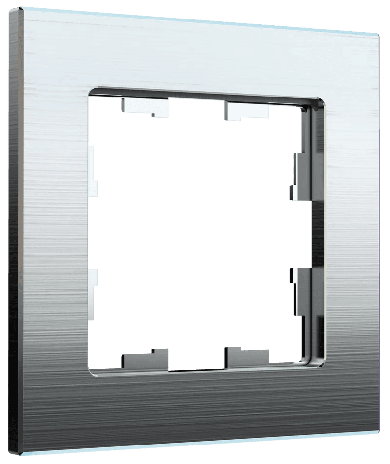 IEK BRITE DECOR Алюминий металл Рамка 1-м РУ-1-1-БрА