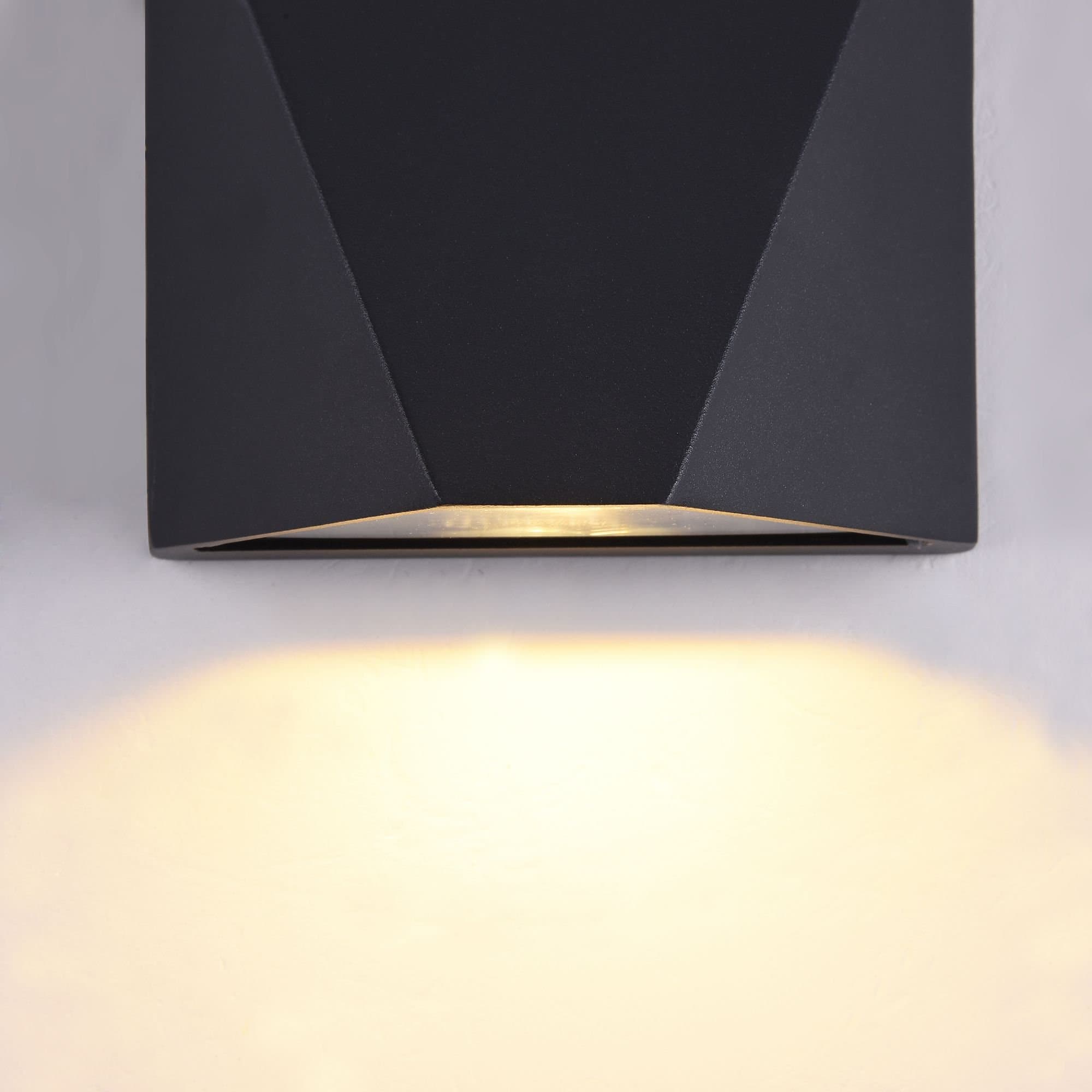 Maytoni Outdoor Beekman Черный Бра LED 420Lm 5W O577WL-L5B — миниатюра 4