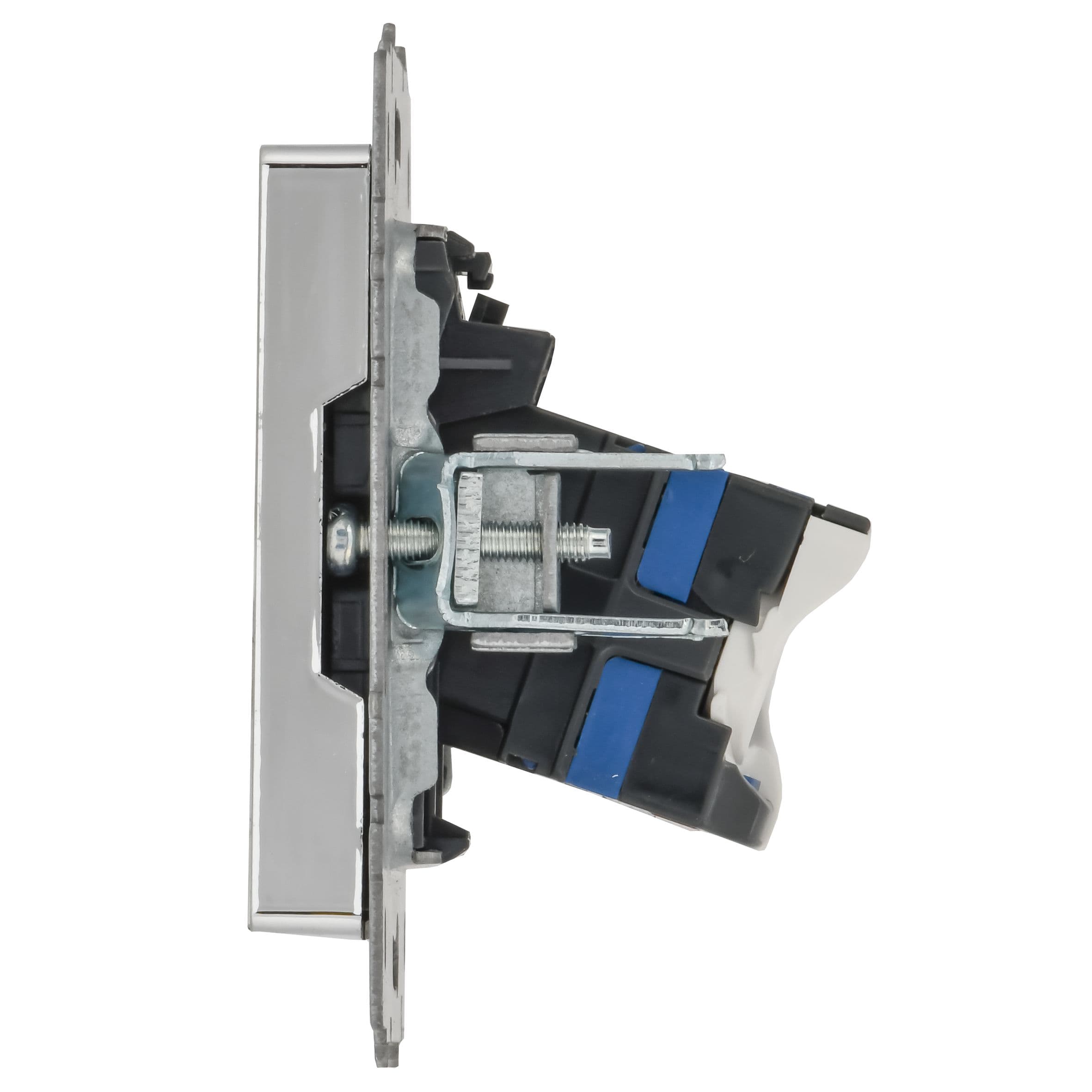 IEK BRITE Металл Хром/никель Роз. комп. RJ45 кат.6 РК11-БрГН — миниатюра 5