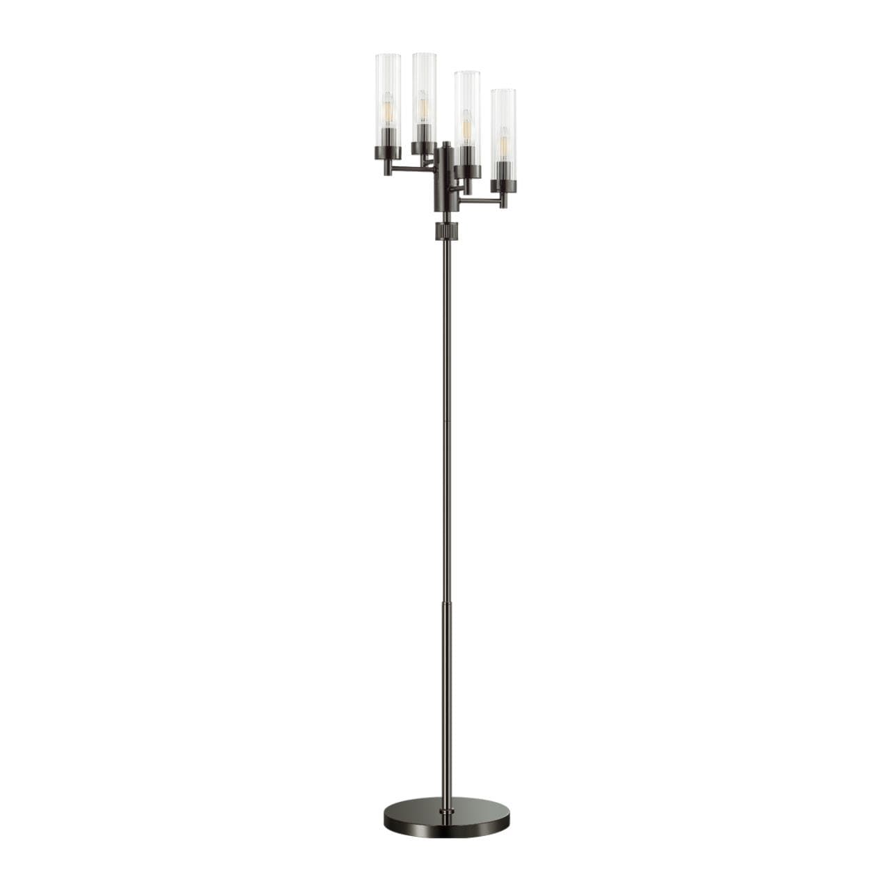 Lumion 5275/4F CLASSI LN23 черный хром Торшер E14 4*40W 220V KAMILLA