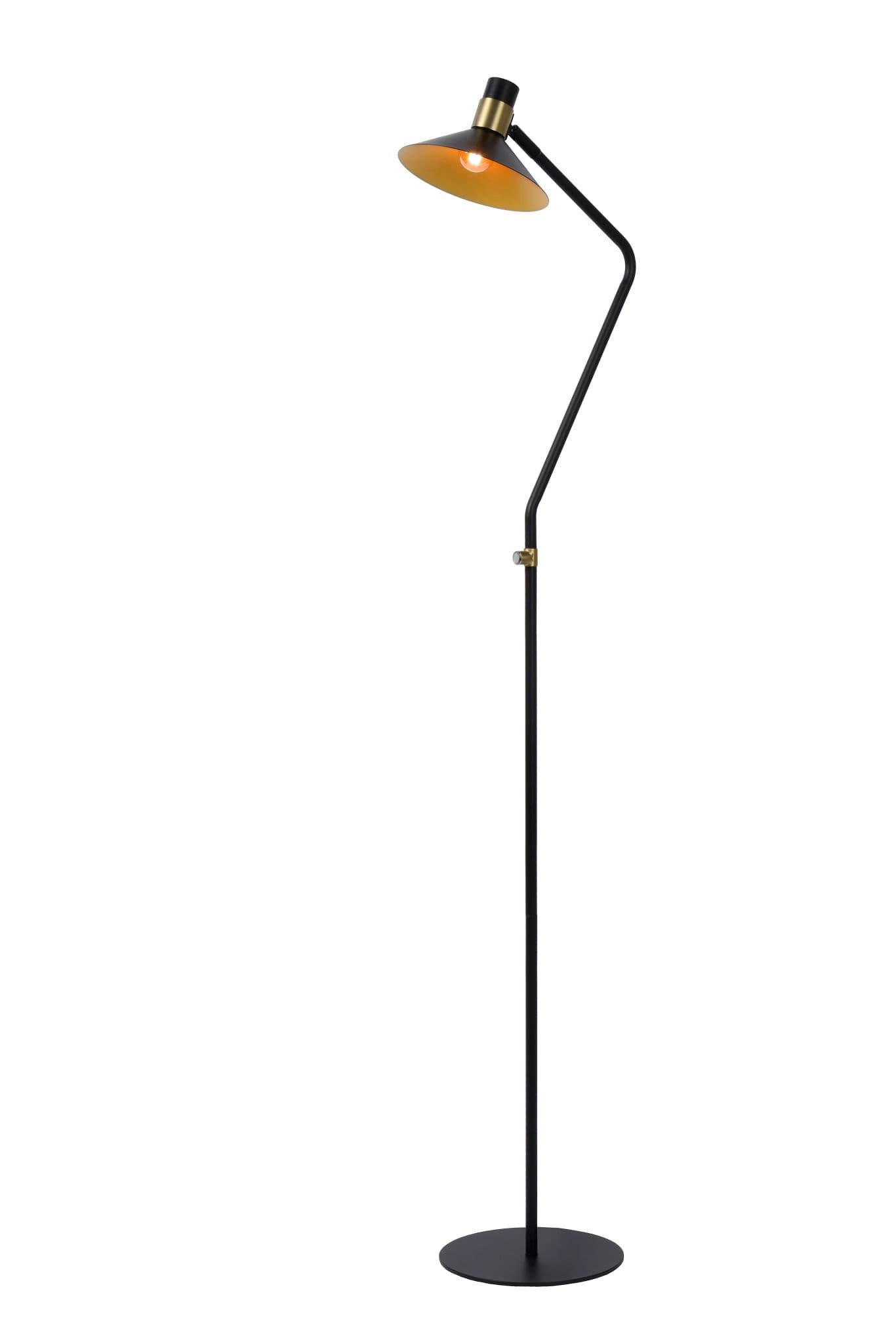 Lucide Торшер Pepijn 05728/01/30, металл/черный, W23/H145/L32, E14*1 40W — миниатюра 2