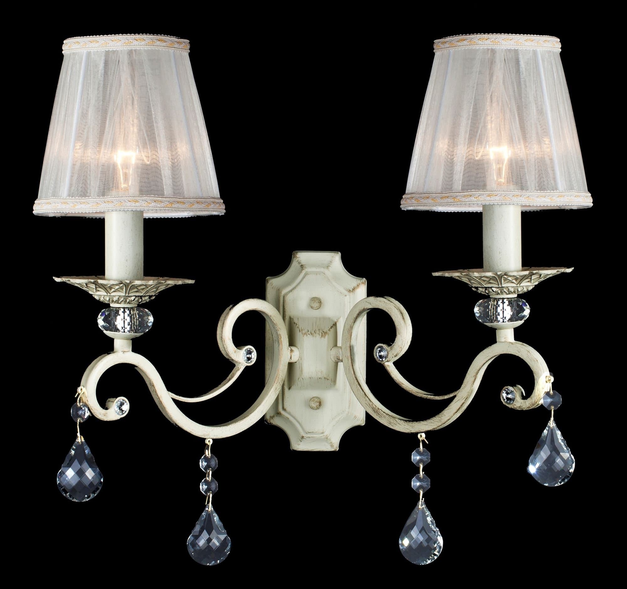 Maytoni Elegant Grace Белый с Золотом Бра 2xE14 40W ARM247-02-G — миниатюра 2