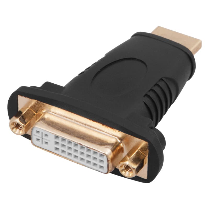 ПереходНИК шт.HDMI - гн.DVI-I GOLD Rexant 17-6807 — миниатюра 1