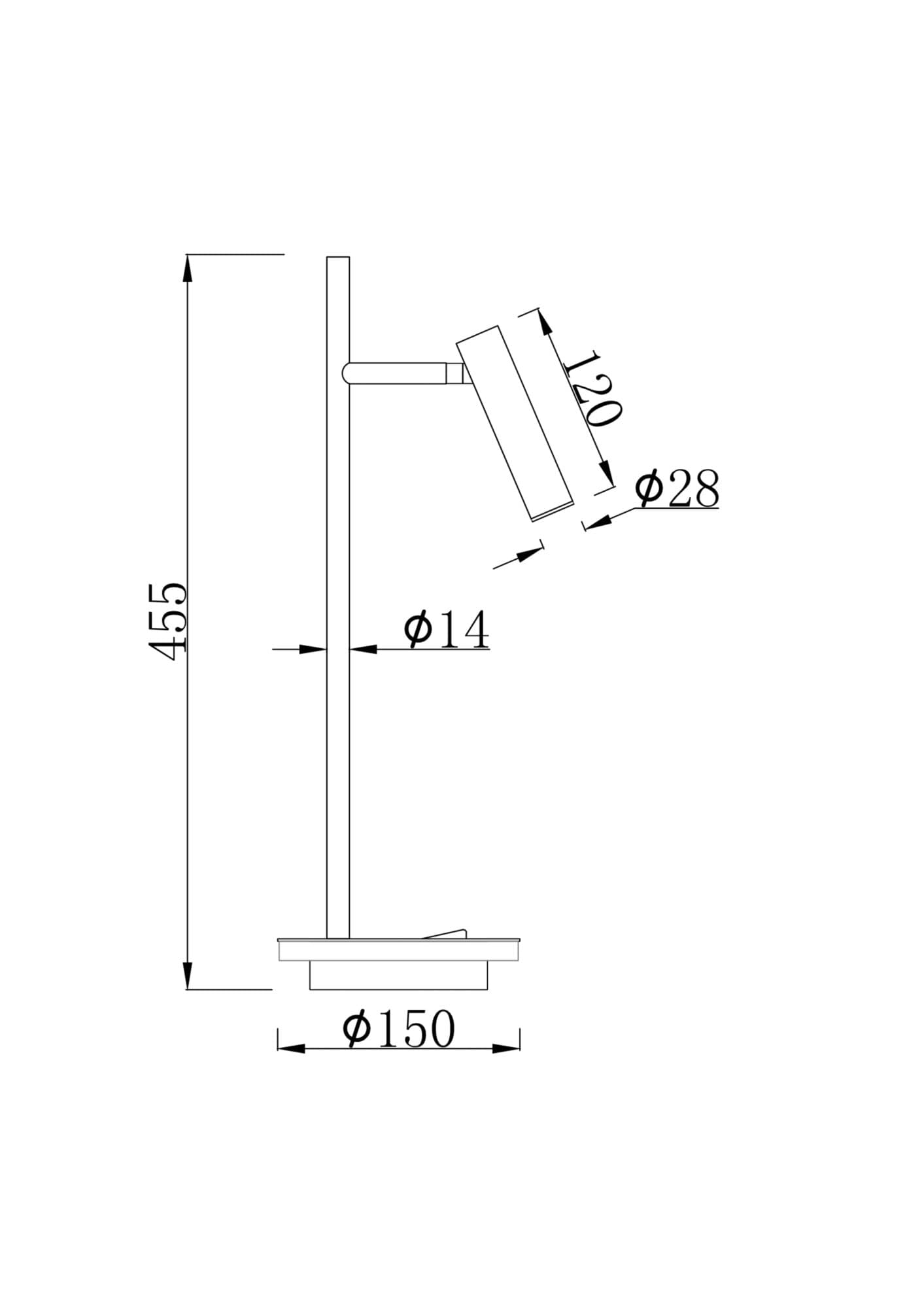 Maytoni Table & Floor Estudo Z010TL-L8W3K Лампа настольная, белый — миниатюра 3