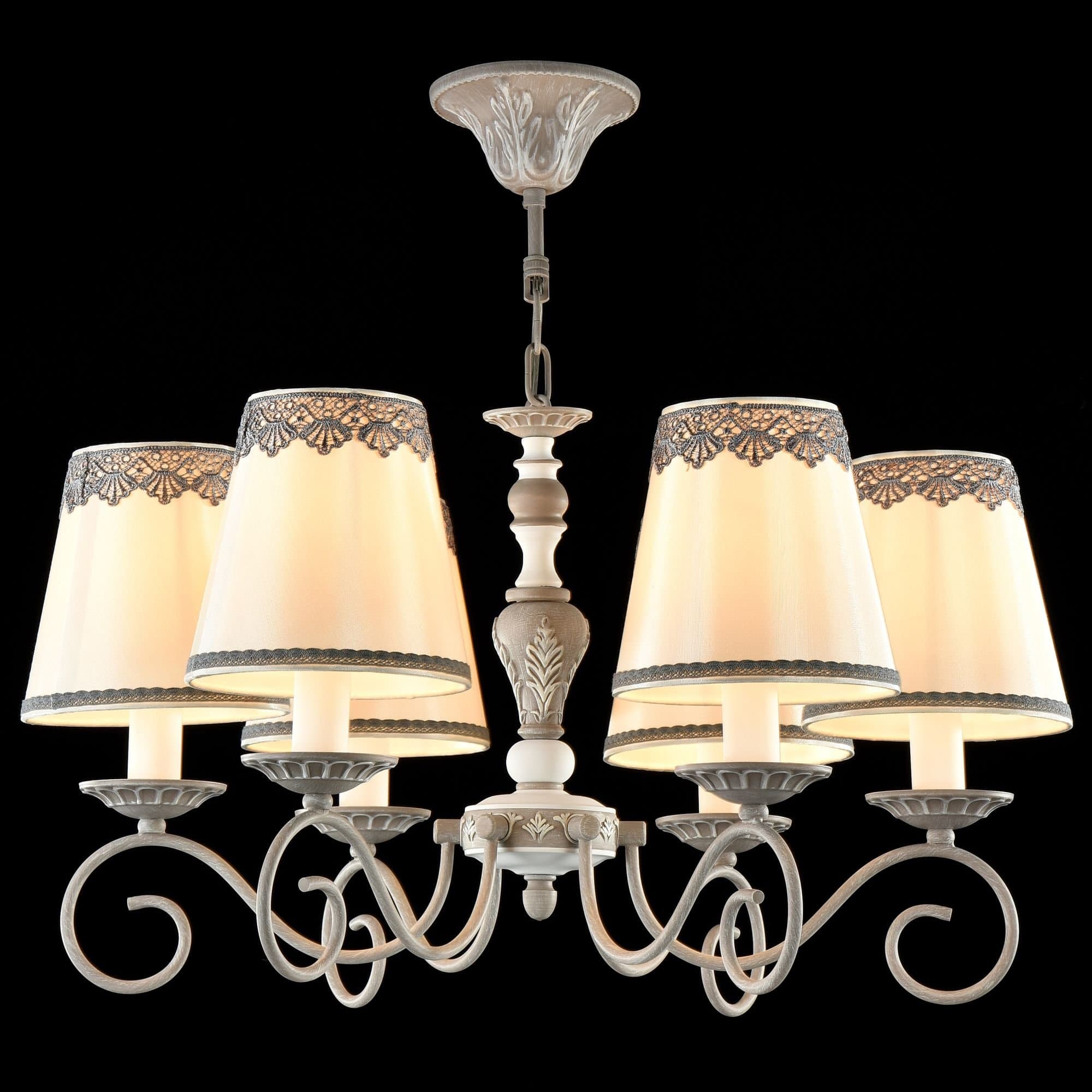 Maytoni Elegant Bouquet Серый Люстра 6xE14 40W ARM023-06-S — миниатюра 2