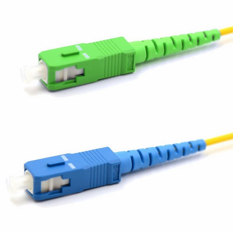 Патч-корд оптический переходной (SM), 9/125 (OS2), SC/APC-SC/UPC, (Simplex), LSZH, 10м Rexant 50-2062