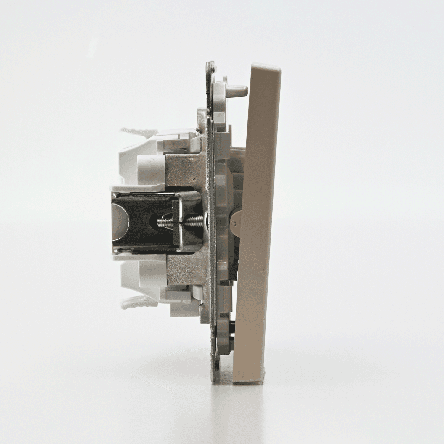 Systeme Electric ArtGallery Песочный Выключатель 2-клавишный для жалюзи, 2х сх.4, 10А, механизм, быстрозажим. клем. — миниатюра 3