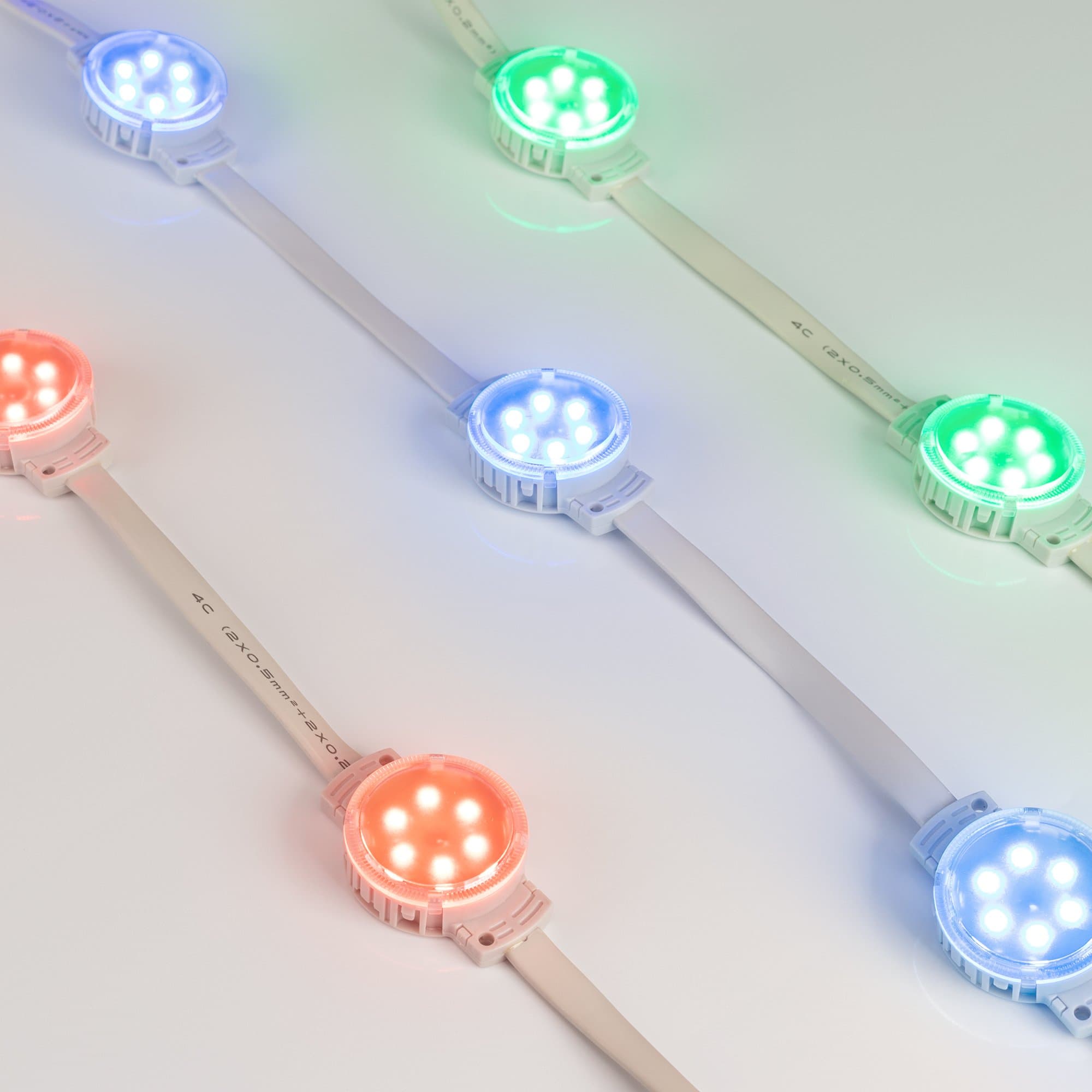 Arlight Модуль управляемый SPI-F6-D40 24V RGB-RAM-Auto (1.25W, IP68, 120 deg) (Пластик, 3 года) 036828 — миниатюра 2