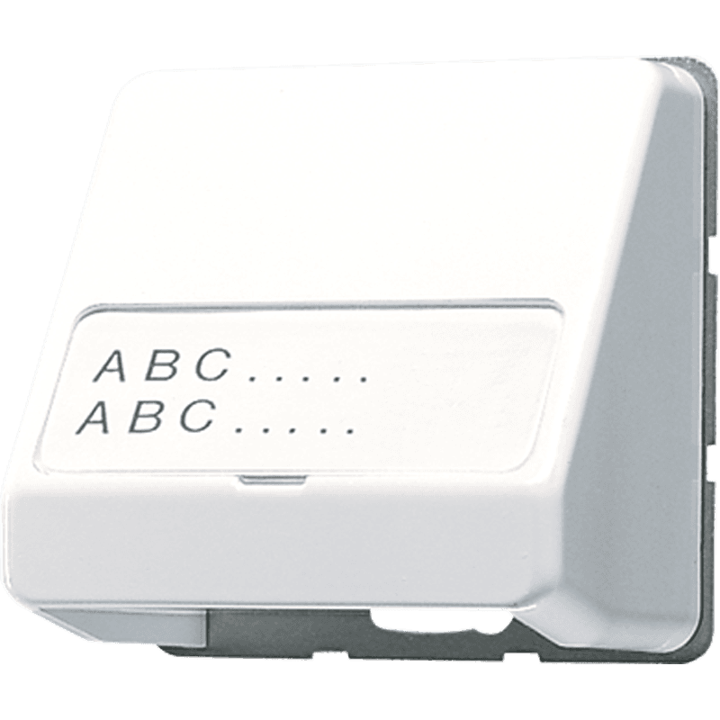 JUNG CD 500/CD plus Белый Корпус для разъемов с полем для надписи 23х59мм CD554WW