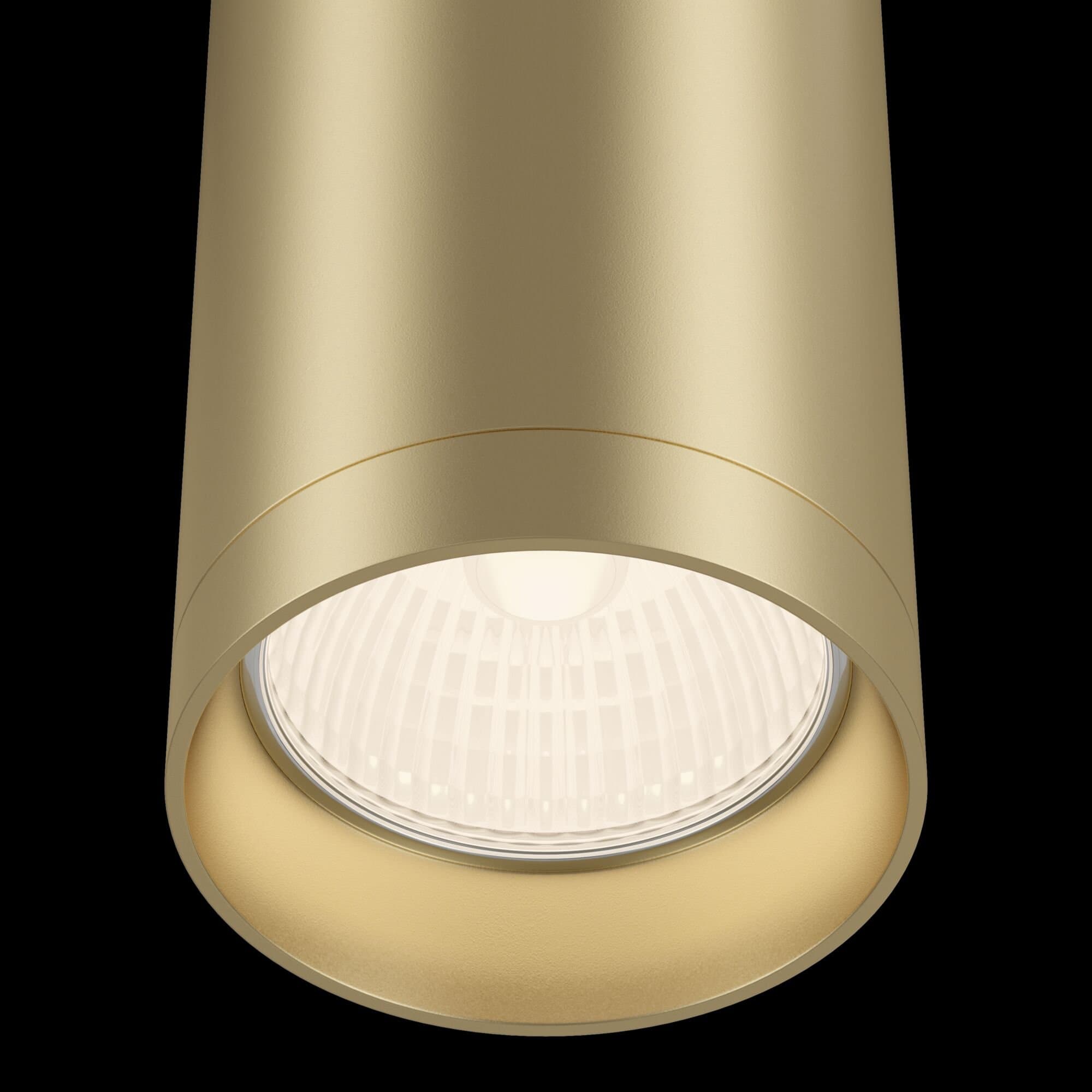 Maytoni Ceiling & Wall Focus Матовое Золото Потолочный светильник C010CL-01MG — миниатюра 3