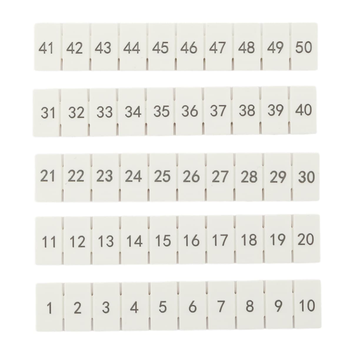 EKF Маркировка для клемм 6 UT 1-50 (100 шт) — миниатюра 2