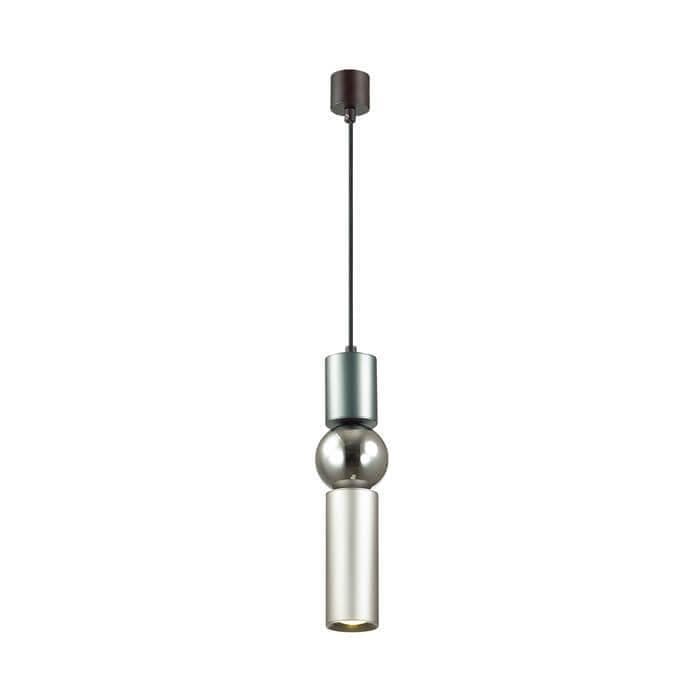 Odeon Light 4070/5L ODL19 16 серый/хром Подвес GU10 1*5W SAKRA — миниатюра 1