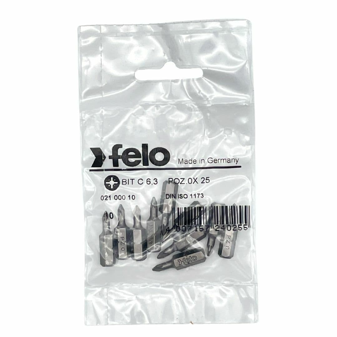 Felo Бита крестовая серия Industrial PZ 0X25, 10 шт 02100010 — миниатюра 2